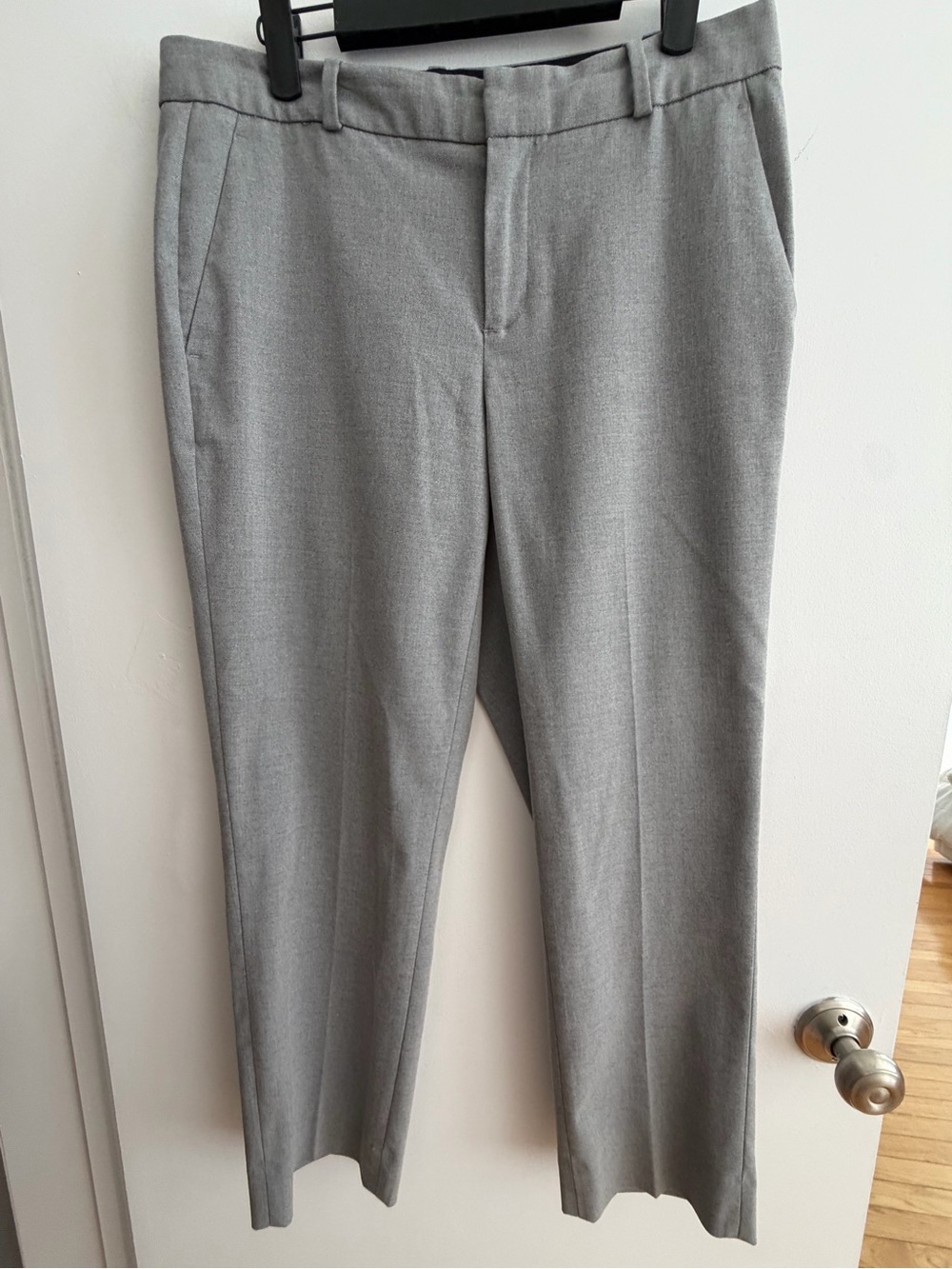 Banana Republic Avery Straight Ankle Pant Gray Sz 6 Trouser